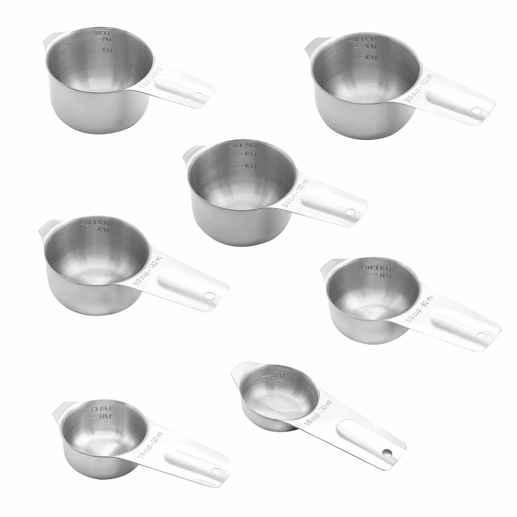 American quantity of 304 stainless steel spoon 7 dresses seasoning spoonful of baking calibration measuring cup